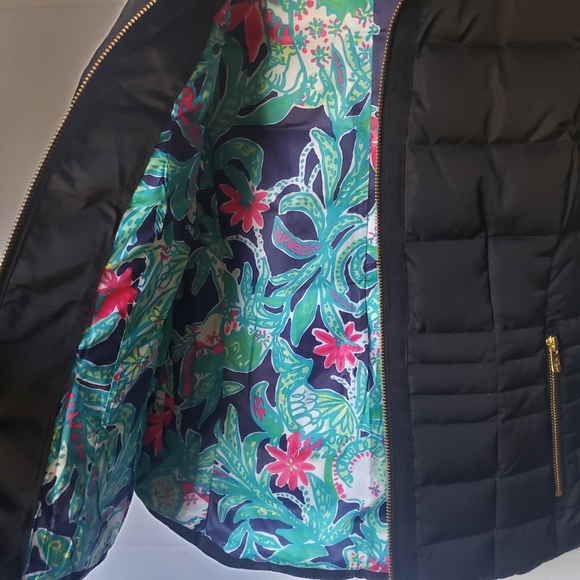 Lilly Pulitzer Vest Size XS Black - Picture 6 of 10